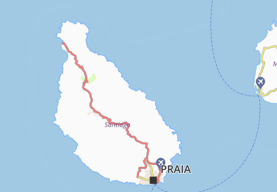 Via Curta Map