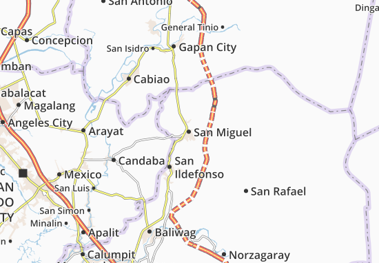 Mapa San Miguel