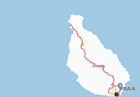 Achada Pedroso Map