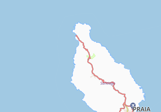 Achada Hilario Map