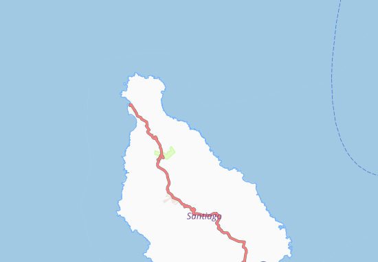 Mapa Achada do Mangue