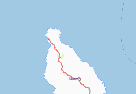 Mapa Achada de Monte