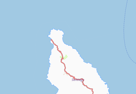 Achada Tenda Map