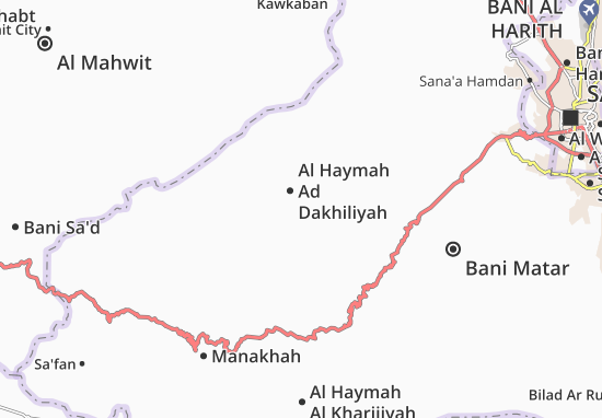 Kaart Plattegrond Al Haymah Ad Dakhiliyah