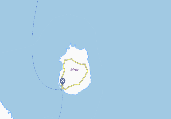Kaart Plattegrond Santo Antonio