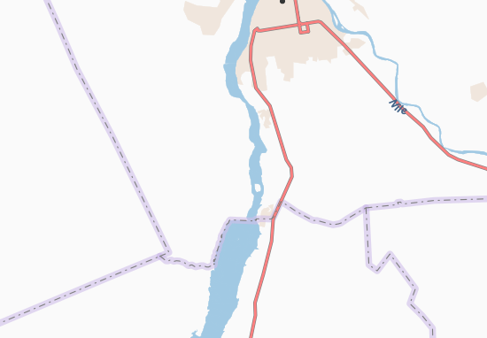 Karte Stadtplan Koz-Suleimaniya