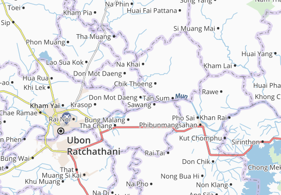 Karte Stadtplan Don Mot Daeng