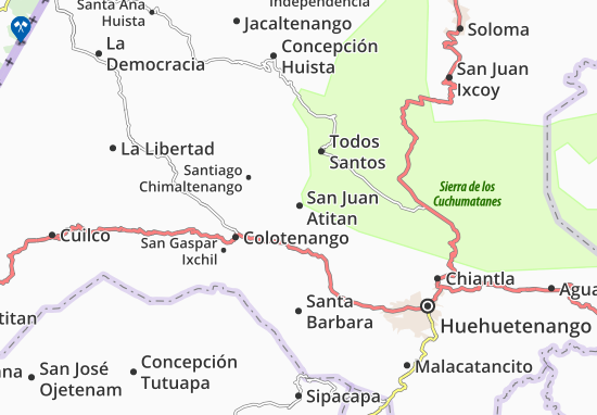 Carte-Plan San Juan Atitan