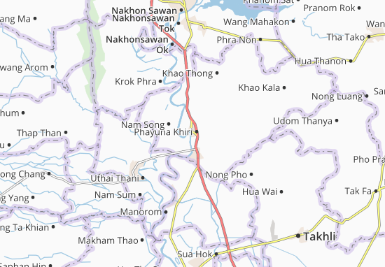 Kaart Plattegrond Phayuha Khiri