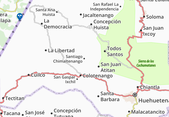 Santiago Chimaltenango Map