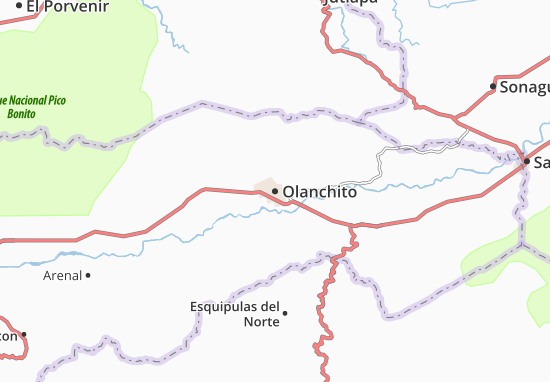 Mappe-Piantine Olanchito
