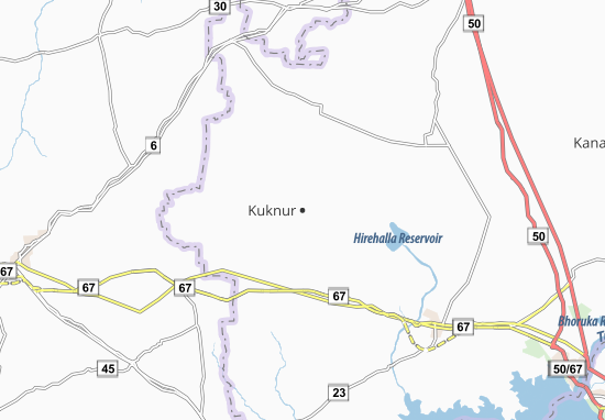 Mapa Kuknur