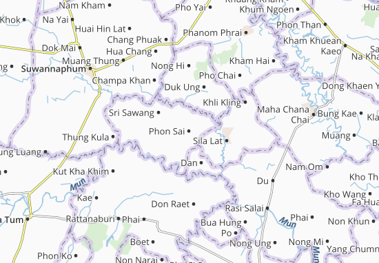 Karte Stadtplan Phon Sai