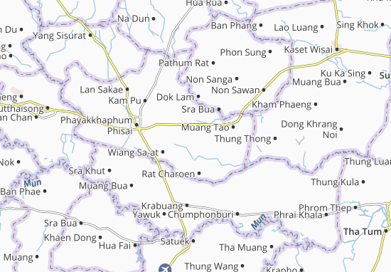 MICHELIN-Landkarte Ban Na Tang - Stadtplan Ban Na Tang - ViaMichelin