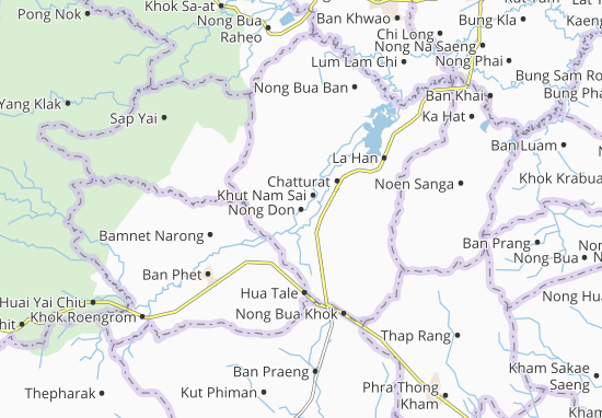 Karte Stadtplan Nong Don