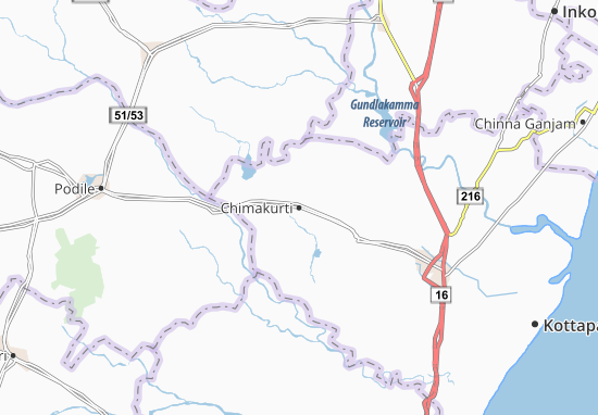 Mapa Chimakurti