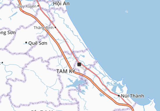 Kaart Plattegrond Tam Thăng