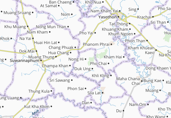 Karte Stadtplan Nong Hi