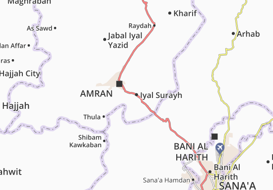 Karte Stadtplan Iyal Surayh