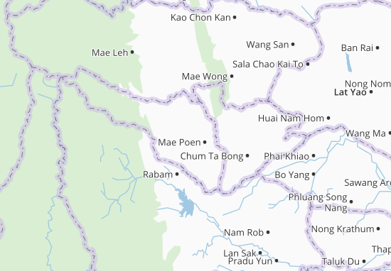 Mapa Mae Poen