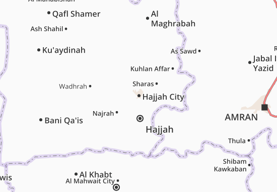 Hajjah City Map