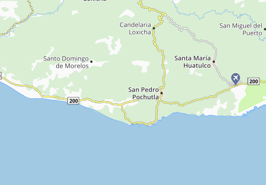 Mapa Santa María Tonameca