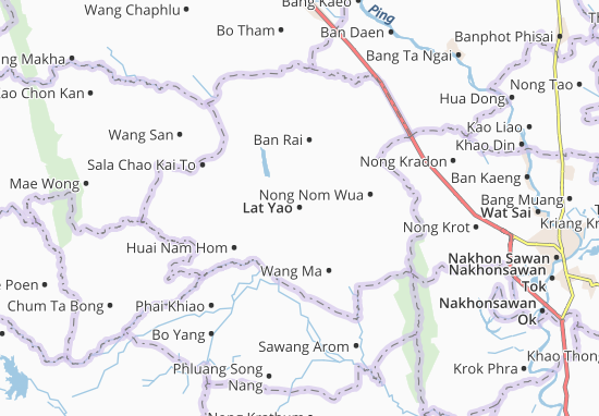 Karte Stadtplan Lat Yao