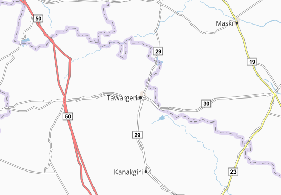 Mapa Tawargeri
