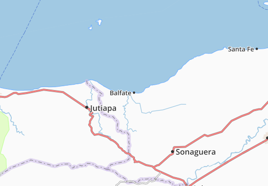 Mapa Balfate