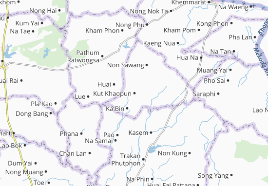 Karte Stadtplan Kut Khaopun