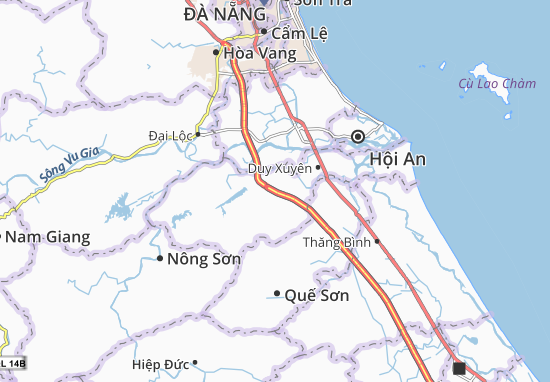 Kaart Plattegrond Duy Sơn