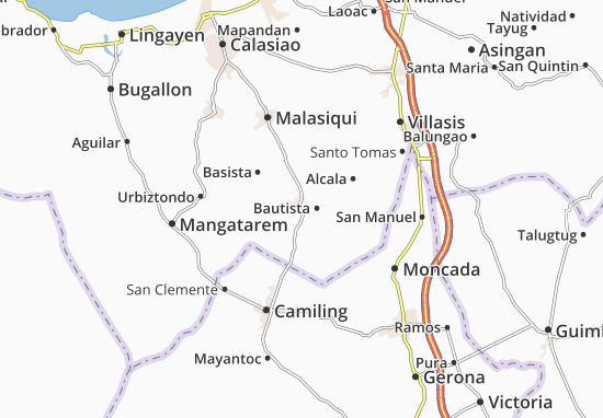 Karte Stadtplan Bayambang