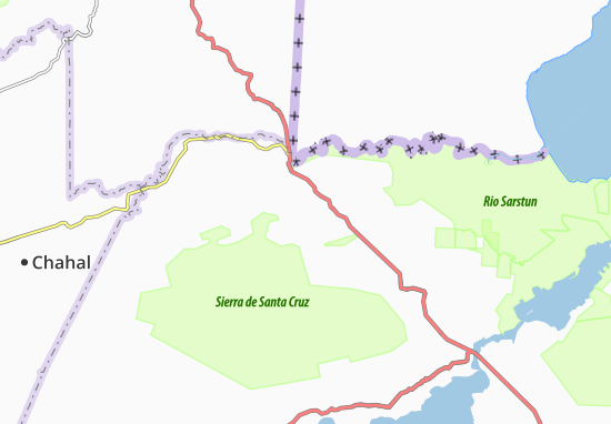 Mapa Caqui Creek