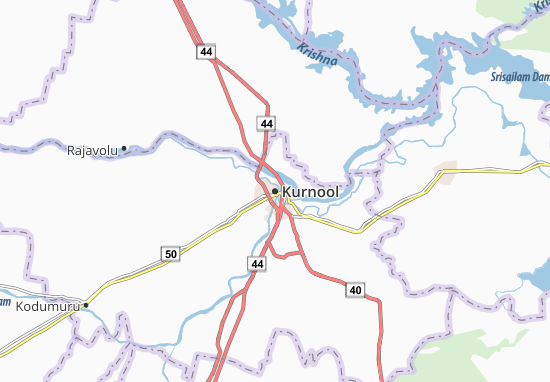 Mapa Kurnool