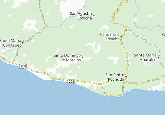 Mapa Santo Domingo de Morelos