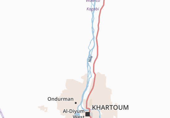 Karte Stadtplan Wadi-Seidna