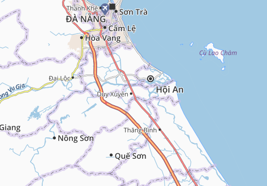 Karte Stadtplan Duy Xuyên