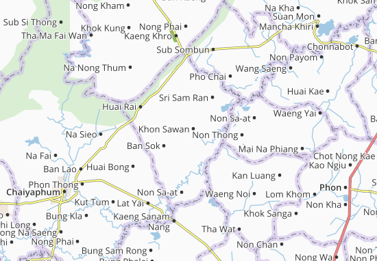Khon Sawan Map