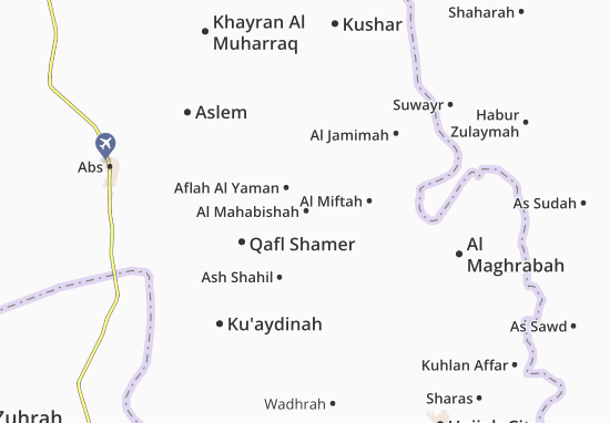 Carte-Plan Al Mahabishah