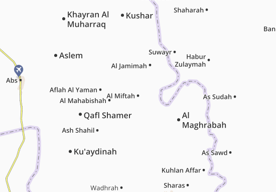 Kaart Plattegrond Al Miftah