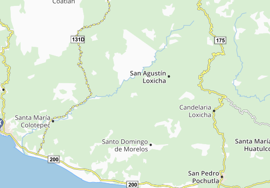 Mapa San Bartolomé Loxicha