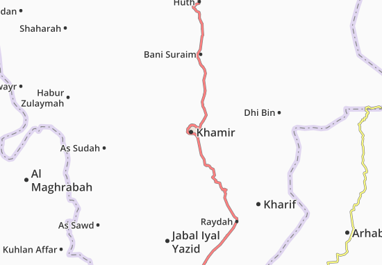Karte Stadtplan Khamir