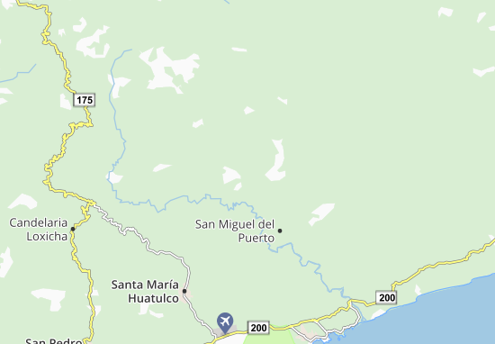 Mapa Santiago Xanica