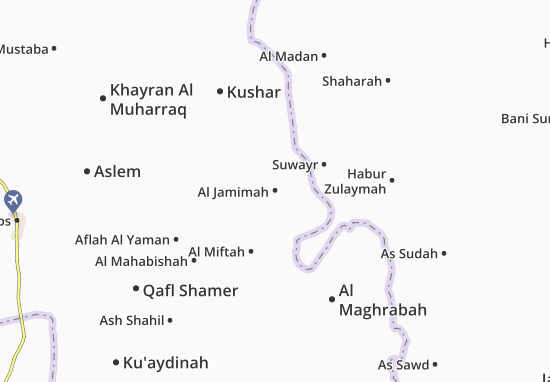 Karte Stadtplan Al Jamimah