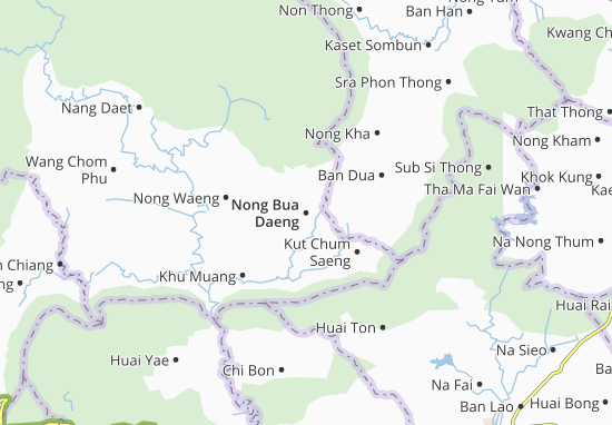 Karte Stadtplan Nong Bua Daeng