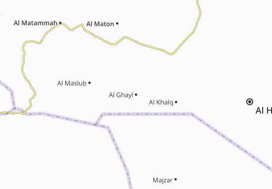 Mapa Al Ghayl