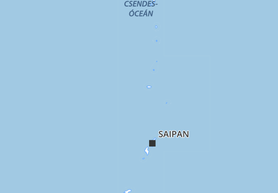 Mapa Northern Mariana Islands