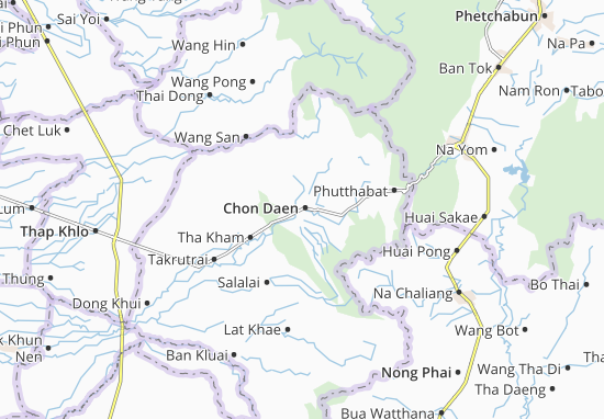 Mapa Chon Daen