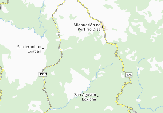 San Miguel Coatlán Map