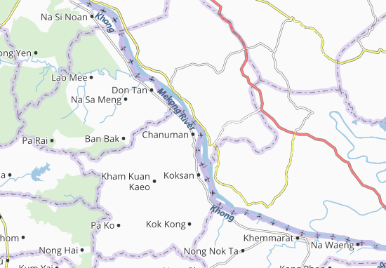 Karte Stadtplan Chanuman